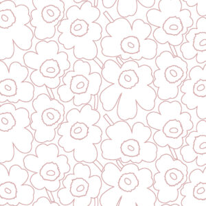 Marimekko tapetti - Piirto Unikko