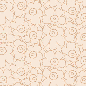 Marimekko tapetti - Piirto Unikko