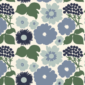 Marimekko tapetti - Kukkatori